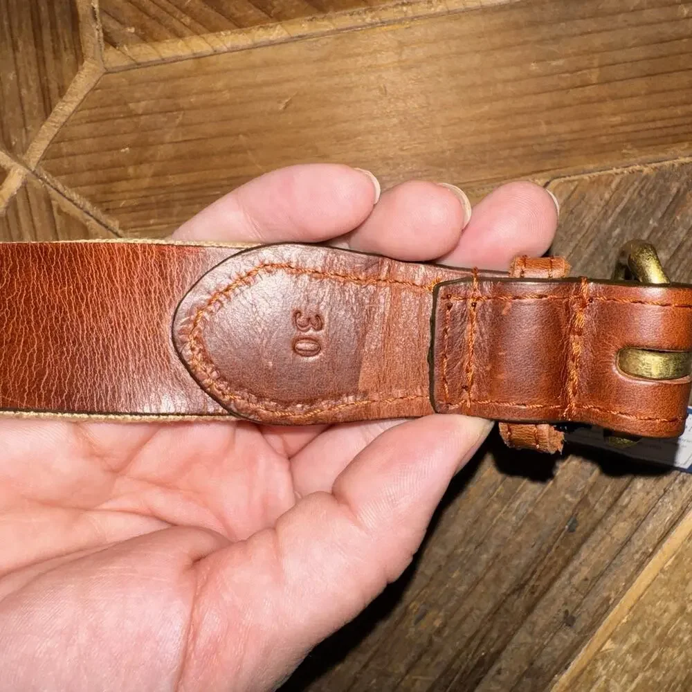 Smathers and Branson Codasco Football Hand Stitched Needlepoint Belt SZ 30 NWT
